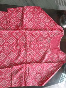 TOTALLY NEW  PRINTED PINK COLOR KURTA FOR WOMEN