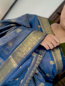 Elegant Blue Saree