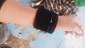 Black Velvet Bangle
