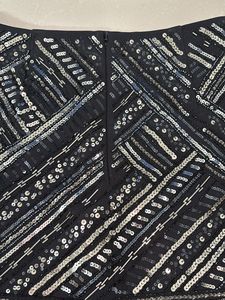 Beautiful Black Embroidered Skirt