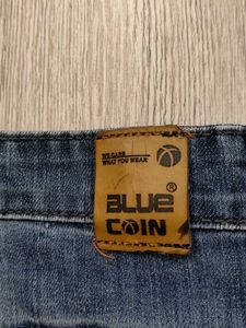 Sc9273 Blue Coin Jeans Waist 26