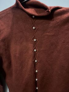 Cute Brown Cardigan