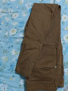 Denim Skinny Fit Jeans - Tan Colour