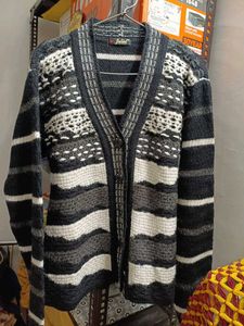 Patterned Knit Cardigan