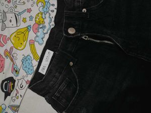 Black Ripped Denim  Zara Shorts