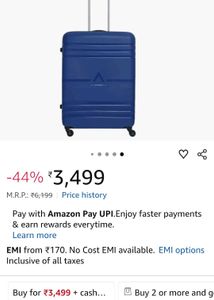 Aristocrat Small Size Trolley Bag