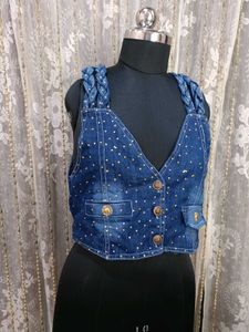 Crop Denim Jacket