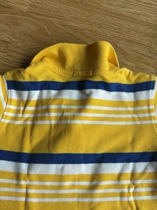 Benetton Striped Polo Shirt