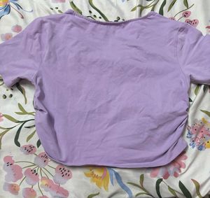 Lavender Crop Top