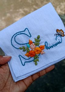 S Letter Hanky