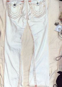 True Religion White Jeans