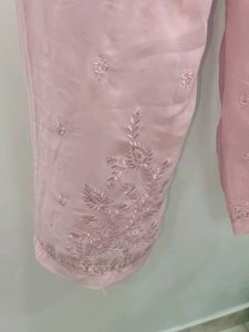 Pink Embellished Kurti