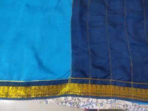Blue Silk Saree