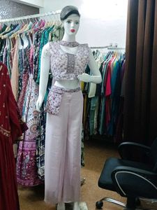Last Price!!!Choli Plazzo Duppata Set