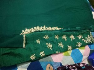Green Embroidered Salwar Kameez