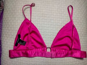 Hot Pink Velvet Bralette