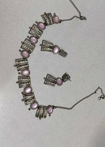 Cubic Zirconia/ American Diamond Jewellery Set