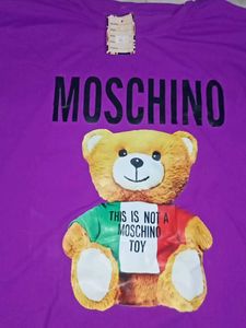 Moschino Purple Bear Tee