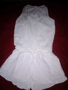 White Romper - Casual Chic