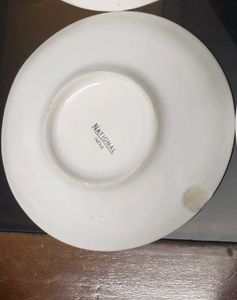 Vintage Saucer Plates Set