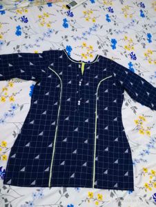 L Size Blue Tunic