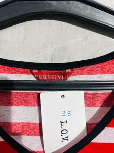 Striped Graphic T-Shirt Dress