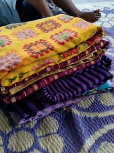COMBO OF 5 SAREES( Mixed Lot)