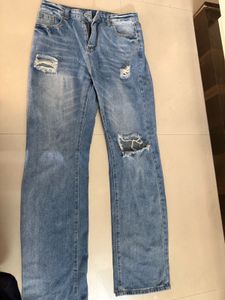 Ripped Light Wash Jeans