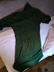 Green Button-Down Dress