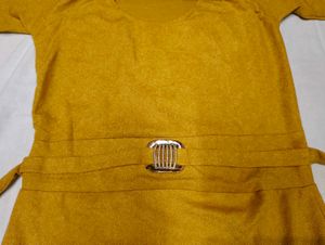 Vintage-Inspired Mustard Dress Up ❤️‍🔥😍
