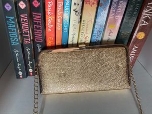 Elegant Gold Clutch