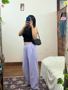 Lavender Jogger Pants.