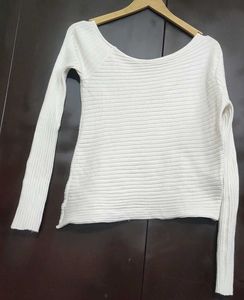 White Winter Top For Girl Or Woman 32 Bust