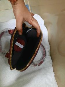 Maroon  Dome Handbag