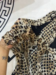 Animal Print Mini Dress