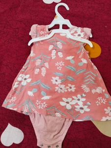 Carter&#39;s 2 Piece Bodysuit Dress And Cardigan