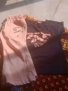 Cute Girl&#39;s Top &amp; Shorts Set