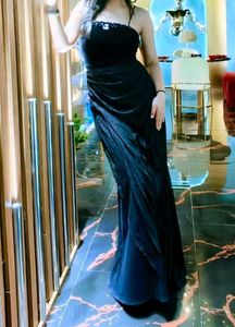 Elegant Black Velvet Top Dress💥