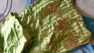Green Embellished garara