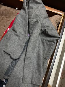 Elegant Grey Trench Coat