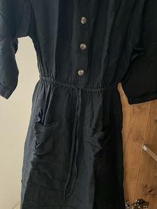 Black Button-Down Dress