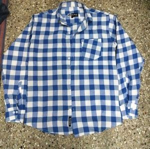 Mens L Size Checks Formal Shirt