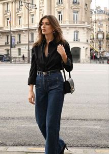 Zara Basic Bossy Blouse Shirt