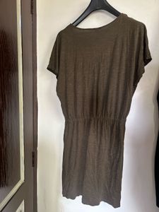 H&amp;M Olive Green Casual Dress