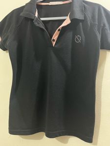 Classic Black Polo T shirt