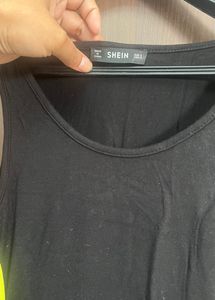 Body Cone Cute Black Dress From Shein