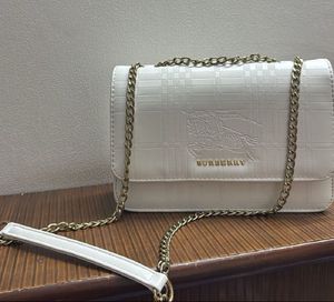 Burberry White Sling Bag