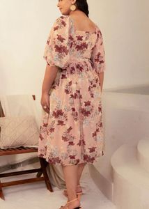 Floral Print Midi Dress