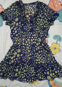 Floral Print Mini Dress