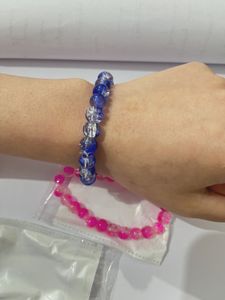 Beaded Bracelet Combo(Pink+Blue)